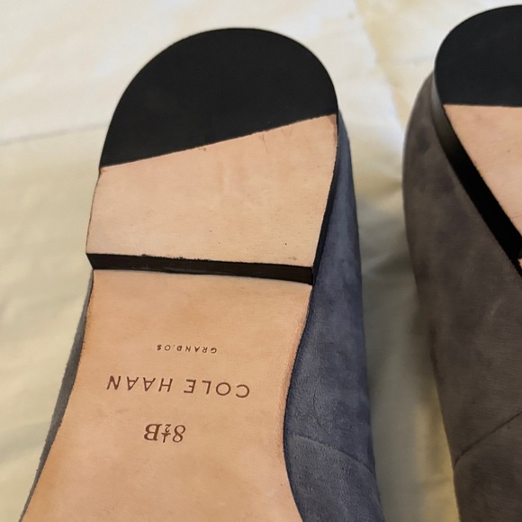 Cole Haan Gray Snake Print Women's Loafers - Picture 5 of 6